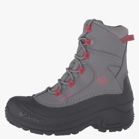 #541Columbia Youth Bugaboot Boys-K Snow Boots-Quarry Rocket. Size: 2 - Picture 3 of 9